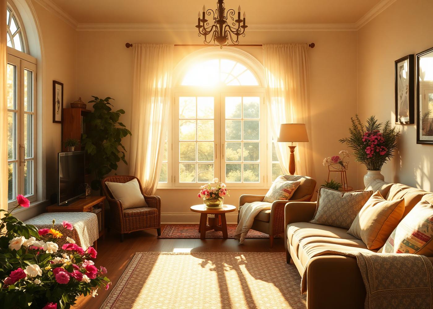 Sunlit welcoming family home